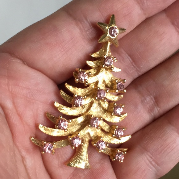 🖤Vtg EISENBERG ICE©️💕signed Christmas tree brooch - Picture 3 of 12
